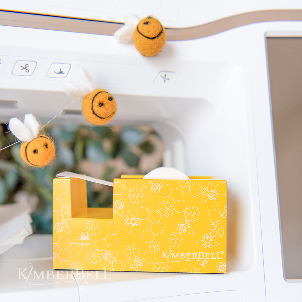 Kimberbell Paper Tape Dispenser, Yellow Honeycomb – whistlebear-quilts